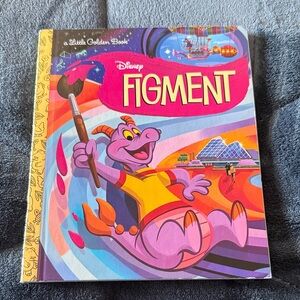 Disney Figment Epcot little golden book new